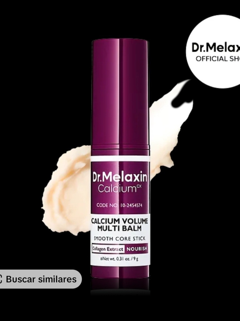 Calcium Volume Eye Balm — Deep Plum